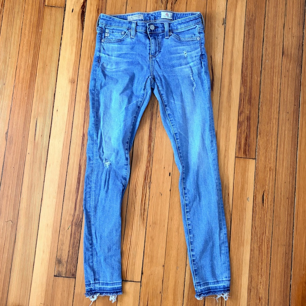 AG Adriano Goldschmied Light Blue Skinny Jeans